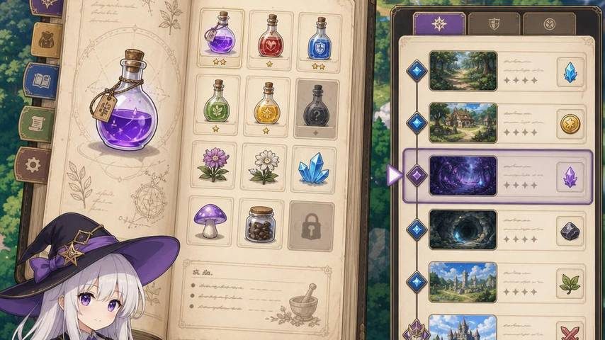 魔女秘药 操作界面 内容截图 1