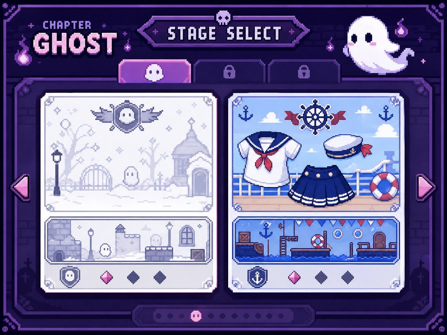 色情猜拳GHOST篇 探索场景 玩法截图 2